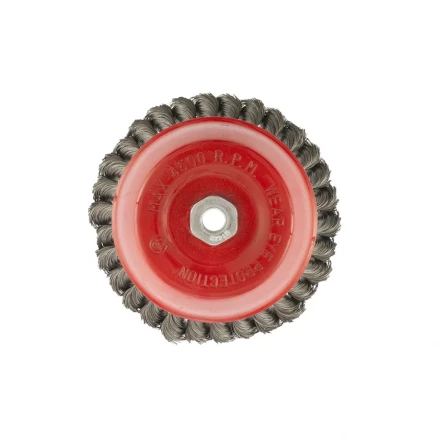 Щетка для УШМ 150 мм М14 &quot;чашка&quot; крученая проволока 0,8 мм MTX 74626 купить в Нягани