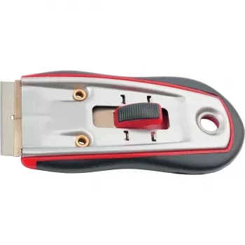 Скребок, выдвижное лезвие, обрезиненный корпус из нержавеющей стали 3 запас.  лезвия MATRIX 90506 купить в Нягани