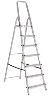 Стремянка алюминиевая СА 1х7 Вихрь купить в Нягани