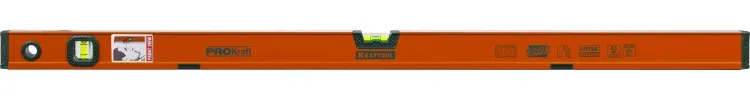 Уровень KRAFTOOL "KRAFT-MAX" магнитный, особо усилен, 2 ампулы, 2 фрезерованные базовые поверхности, 100см 34575-100 купить в Нягани