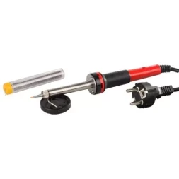 Паяльник MATRIX 30W (220В) класса защиты 1 с индикатором напряжения и медным острым наконечником с защитным покрытием 913043