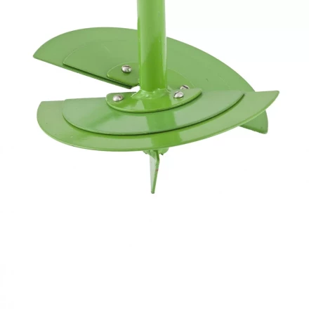 Бур садовый лопастной со сменными ножами, 2110 мм / 1110 мм , удлинитель, диаметр 150 мм, 200 мм, Россия, Сибртех 64399 купить в Нягани