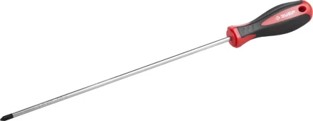 Отвертка ЗУБР &quot;МАСТЕР&quot;, Cr-v, эргономичная двухкомпонентная рукоятка, PH1x250мм 25062-1-250_z02 купить в Нягани