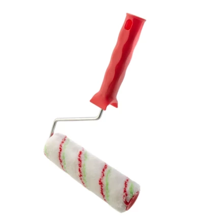 Валик &quot;Эмали&quot; , 180 мм, ворс 12 мм, D - 36 мм, D ручки - 6 мм, полиамид, полиакрил Сибртех 80200 купить в Нягани