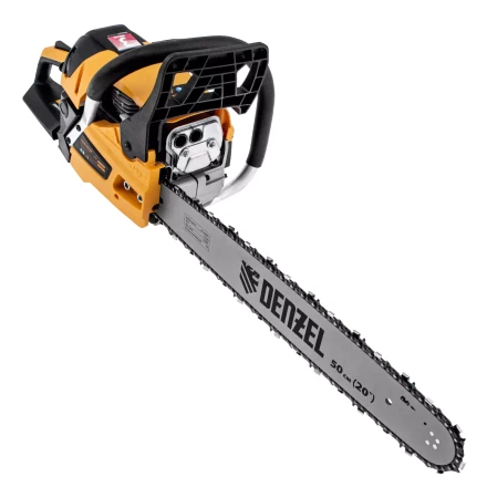Пила цепная бензиновая Denzel DS-5820, шина 50 см, 58 см3, 3.6 л.с, шаг 0,325, паз 1,5 мм, 76 звеньев 95238 купить в Нягани
