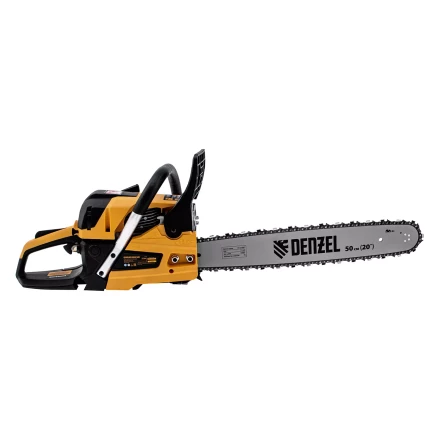 Пила цепная бензиновая Denzel DS-5820, шина 50 см, 58 см3, 3.6 л.с, шаг 0,325, паз 1,5 мм, 76 звеньев 95238 купить в Нягани