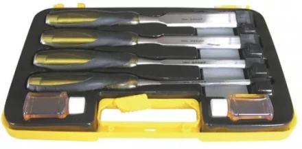 Набор стамесок-долот 6,12,20,26 мм + брусок 5 предметов пластиковый кейс Энкор 10440 купить в Нягани