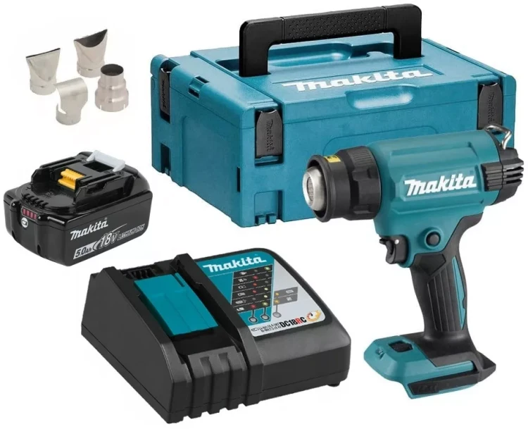 Аккумуляторный тепловой пистолет (фен) Makita DHG181RT1J купить в Нягани