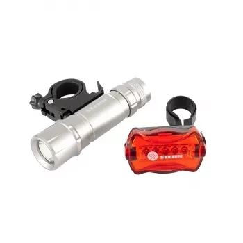 Набор велосипедный: передний 1 Вт Led, 160Lm, задний 5 red Led  Stern 90558 купить в Нягани