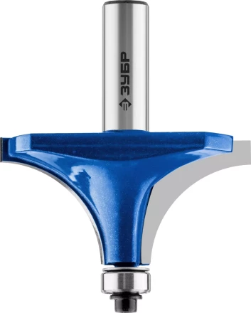 ЗУБР 63.5 x 32 мм, радиус 25 мм, фреза кромочная калевочная №1, Профессионал (28701-63.5) купить в Нягани