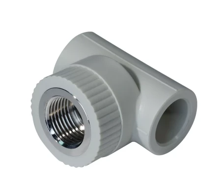 Тройник комб. PP-R ВР 20мм х 1/2 серый (25/125) 44250 купить в Нягани