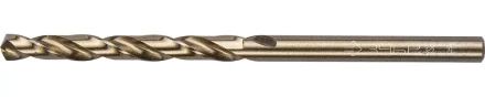 Сверло ЗУБР &quot;ЭКСПЕРТ&quot; КОБАЛЬТ по металлу, цилиндрический хвостовик, быстрорежущая сталь Р6М5К5, класс точн. А1, 4х75мм 4-29626-075-4 купить в Нягани