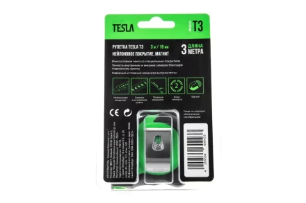 Рулетка TESLA 3м х 16мм (T-3) купить в Нягани