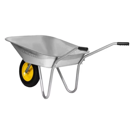 Тачка садовая, грузоподъемность 90 кг Сибртех 689614, оцинк. рама, объем 65 л купить в Нягани