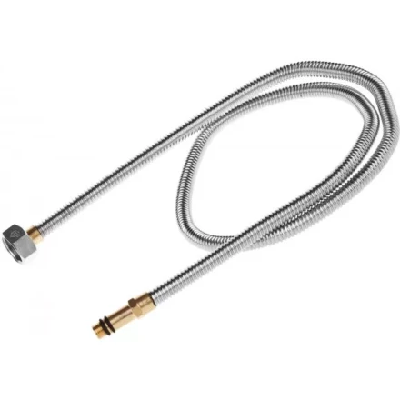 Подводка ЗУБР &quot;ЭКСПЕРТ&quot; сильфонная из нержавеющей стали, для смесителя, удлиненная, г/ш (гайка-штуцер), 1/2&quot;, 1,0м 51013-100 купить в Нягани