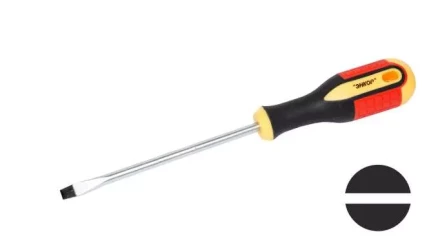 Отвертка шлиц. 1,2х8,0х150мм,трехкомп рук. 19617 купить в Нягани