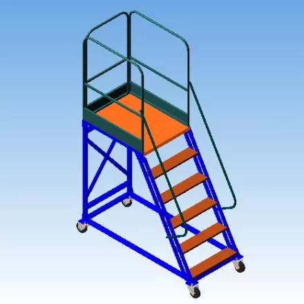 Лестница с площадкой УСЦ ЛСА-2600 купить в Нягани
