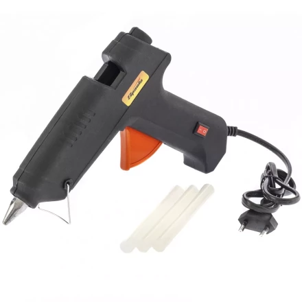Клеевой пистолет 12 мм 80 Вт  выключатель кейс SPARTA 93033 купить в Нягани