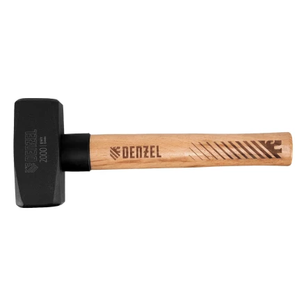 Кувалда, 2000 г Denzel, кованая головка, буковая рукоятка 11021 купить в Нягани