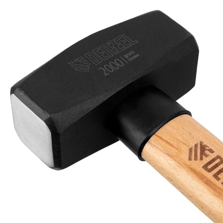 Кувалда, 2000 г Denzel, кованая головка, буковая рукоятка 11021 купить в Нягани