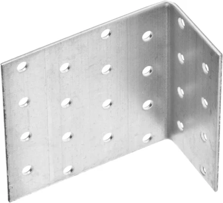 Крепежный угол ЗУБР &quot;МАСТЕР&quot; анкерный, 80х80х40мм, 20шт 310225-080-080 купить в Нягани