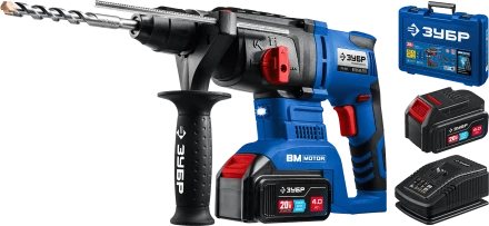 Бесщеточный перфоратор, 2 АКБ T7 (4 Ач), в кейсе PB-260-42 серия «ПРОФЕССИОНАЛ» купить в Нягани