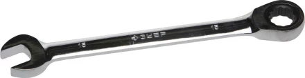 Ключ ЗУБР &quot;ПРОФИ&quot; гаечный комбинированный трещоточный, Cr-V сталь, хромированный, 15мм 27074-15 купить в Нягани