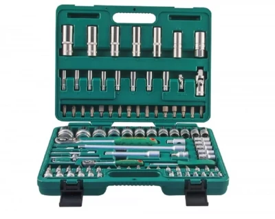 Набор головок торцевых 1/2"DR 10-32мм 1/4"DR 4-14мм 94предмета Jonnesway S04Н52494S 47400
