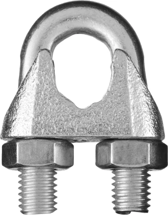 Зажим троса DIN 741, оцинкованный, 10мм, 25 шт, STAYER Master 30535-10 30535-10 купить в Нягани