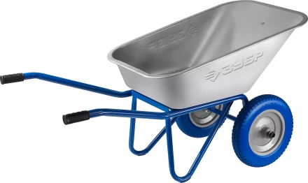 Тачка ЗУБР &quot;ПРОФЕССИОНАЛ&quot; строительная двухколесная, 110л, грузоподъемность 240 кг 39911_z01 купить в Нягани