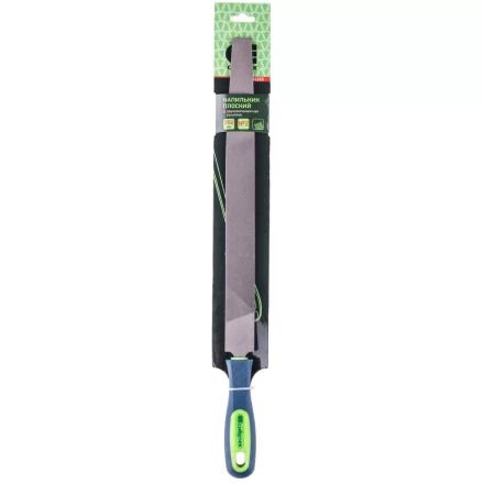 Напильник 300 мм плоский двухкомпонентная рукоятка №2 Сибртех 16233 купить в Нягани