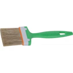 Кисть плоская ЗУБР "ЛАЗУРЬ-СТАНДАРТ", смешанная щетина, пластмассовая ручка, 1,5"/38мм 01017-038