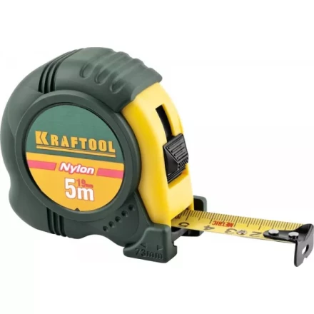 Рулетка KRAFTOOL &quot;EXPERT&quot; с нейлоновым покрытием, обрезин корпус, 5/19мм 34122-05-19_z01 купить в Нягани