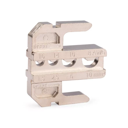 Пресс-клещи КВТ CTD+5 с механизмом быстрой смены матриц: комплект из 5 шт. для опрессовки (набор) (101859) купить в Нягани