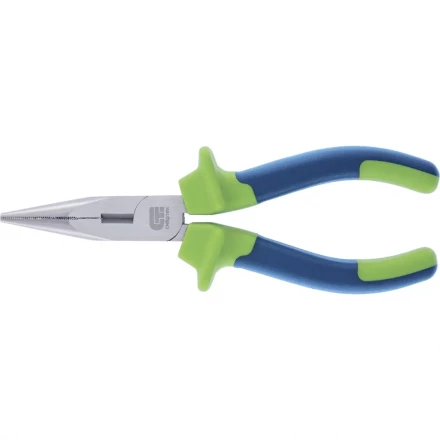 Длинногубцы прямые 200 мм двухкомпонентные рукоятки СИБРТЕХ 17106 купить в Нягани