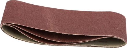 Лента STAYER &quot;MASTER&quot; шлифовальная универсальная бесконечная на тканевой основе, для ЛШМ, P80, 100х610мм, 3шт 35443-080 купить в Нягани