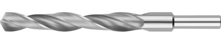Сверло ЗУБР &quot;МАСТЕР&quot; по металлу с цилиндрическим хвостовиком, сталь Р6М5, винтовой прокат, D 14.0мм, L-160/108мм 4-29621-160-14 купить в Нягани