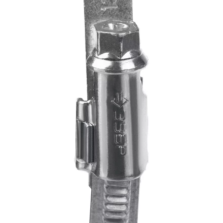 ЗУБР Х-9Н, 110 - 130 мм, накатная лента 9 мм, цинк, 25 шт, червячный хомут (37807-130) купить в Нягани