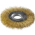 ЗУБР &quot;ПРОФЕССИОНАЛ&quot;. Щетка дисковая для УШМ, витая стальная латунированная проволока 0,3мм, 100х22мм 35187-100_z01 купить в Нягани