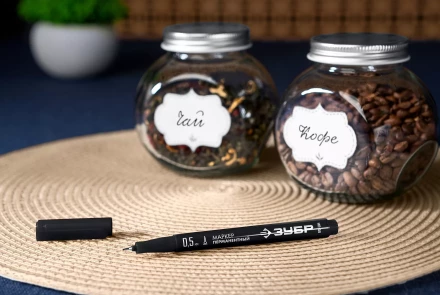 ЗУБР МП-50 черный, 0.5 мм перманентный маркер (06321-2) купить в Нягани