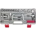 Набор торцовых головок НИЗ &quot;Шоферский инструмент №3&quot;, 1/2&quot;, сталь 40Х, в пластиковом кейсе, 19 предметов 2761-30 купить в Нягани