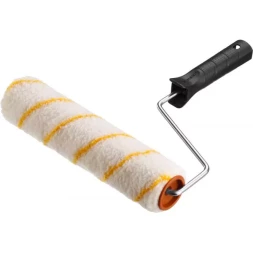 Валик малярный ЗУБР "ОПТИМА -ГИРПАИНТ", все виды ЛКМ, для ровных поверхностей, полиэстр, ворс 12 мм, бюгель 6 мм, 40х180мм 03516-18