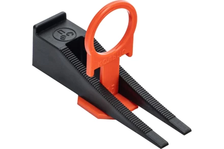 Комплект зажим + клин для системы выравнивания плитки СВП Кольцо, 250/250 шт. в коробе Сибртех 88114 купить в Нягани