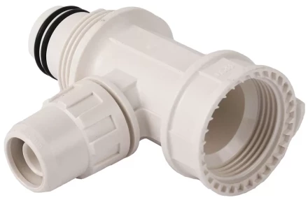 Коллектор ЗУБР &quot;ШиреФит&quot; сборный &quot;внутренняя резьба - штуцер с гайкой - штуцер с гайкой&quot;, 20мм-16мм-20мм 51516-20-16-20 купить в Нягани