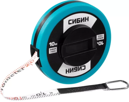Мерная лента СИБИН фиберглассовая, 10м 34154-10 купить в Нягани