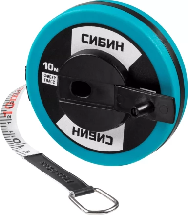 Мерная лента СИБИН фиберглассовая, 10м 34154-10 купить в Нягани