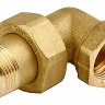 Соединитель GENERAL FITTINGS угловой с накидной гайкой, латунь, г/ш, 1/2" 51035-G/S-1/2 купить в Нягани