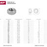 Гайка ГОСТ 5927-70, M6, 25 шт, кл. пр. 6, оцинкованная, ЗУБР 303556-06 купить в Нягани