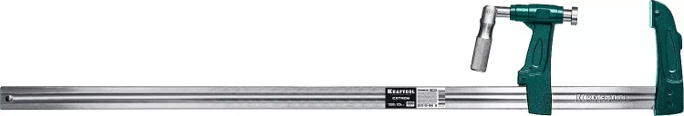 Струбцина KRAFTOOL EXTREM тип F, с мультипликаторной прижимной втулкой 32013-125-1000 купить в Нягани