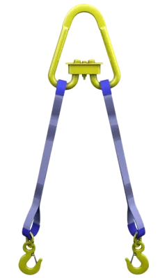 Строп текстильный двухветвевой 2СТ 1.25 т L=2.5 м SF6 30 мм Звено РТ-3 купить в Нягани